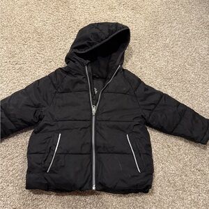 Children's Black Hooded Jacket